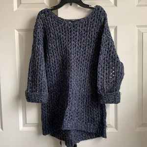 Oversized acrylic sweater